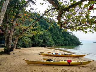 Kayak autour de l'île