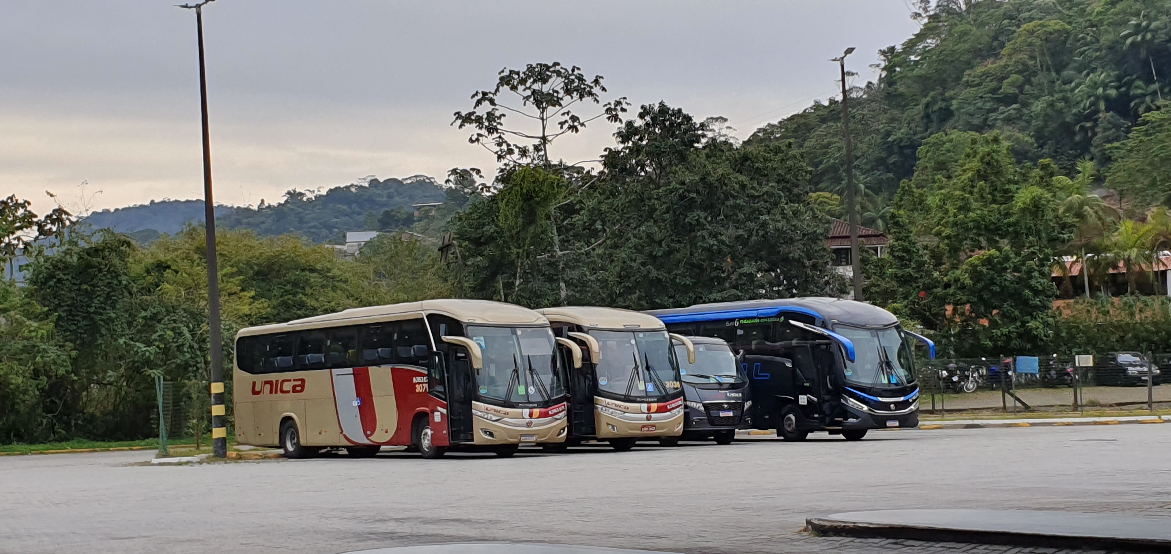 Bus à la gare routière