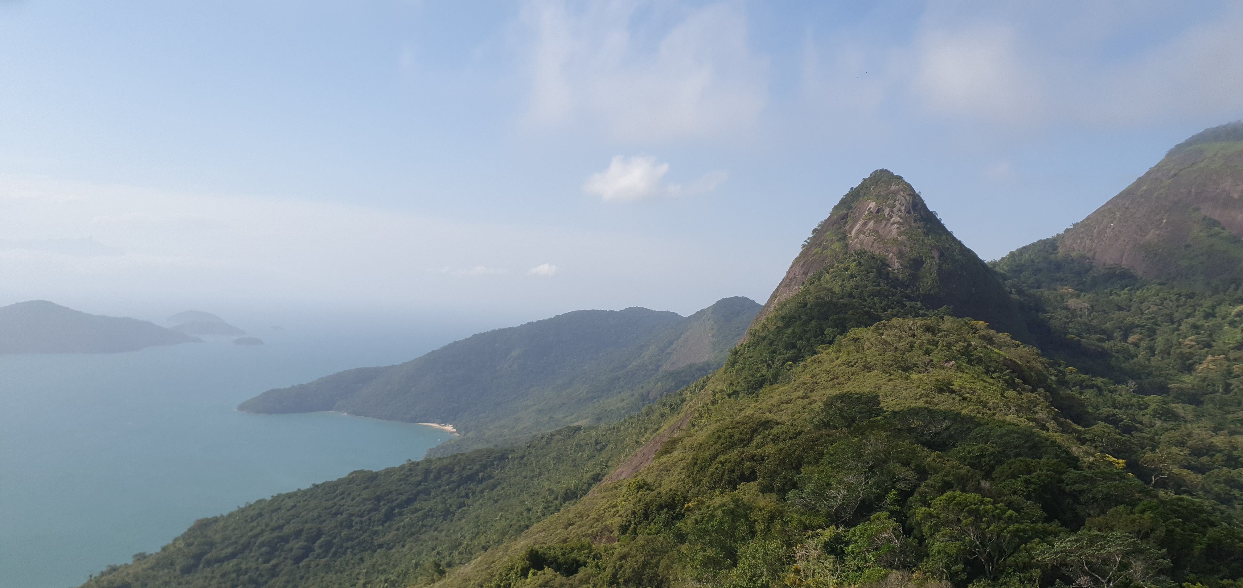 Vue panoramique de la baie de Paraty