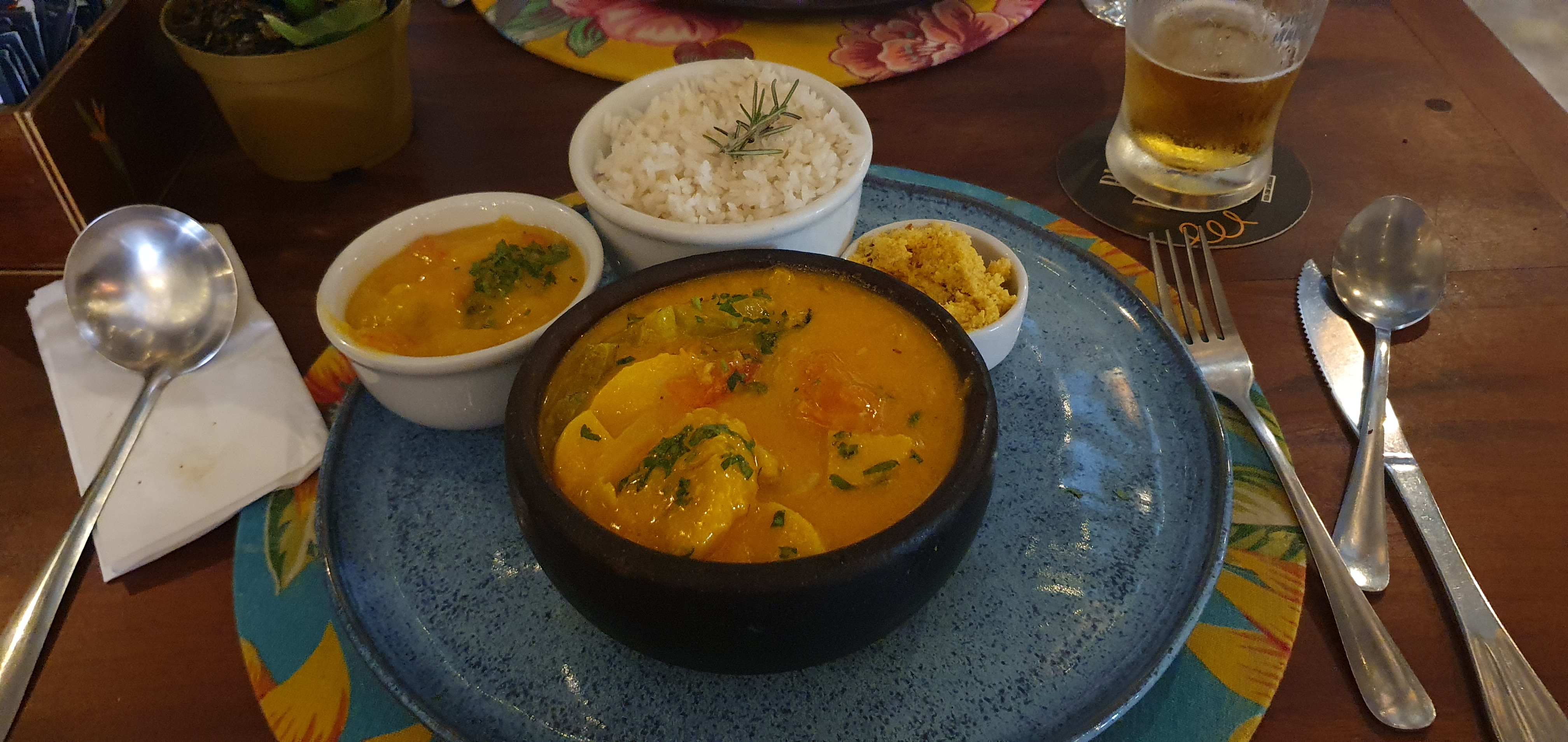 Une moqueca, plat brésilien