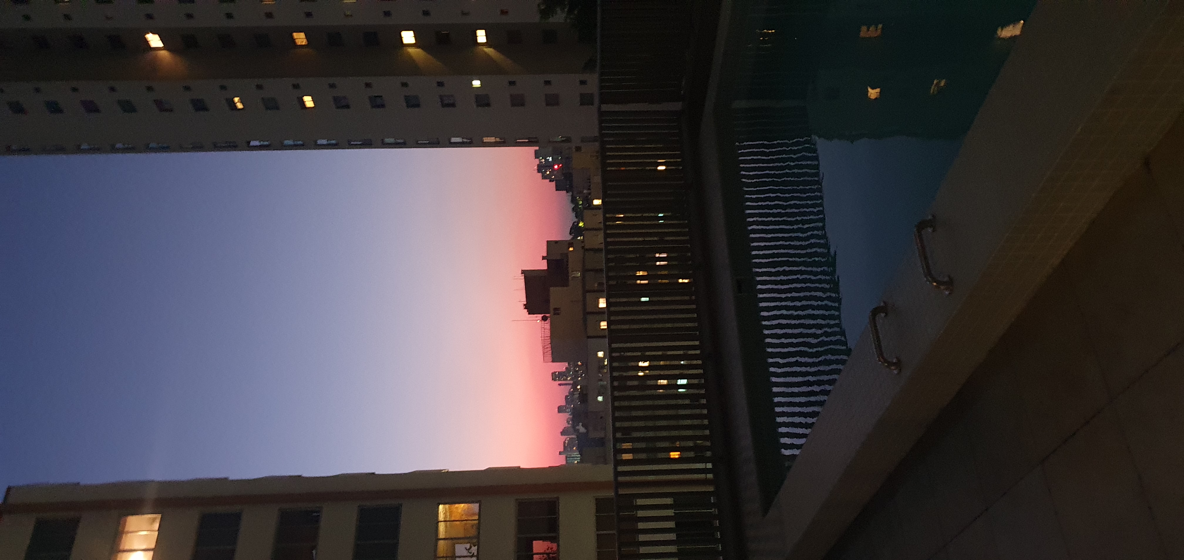 Couche de soleil sur Sao Paolo
